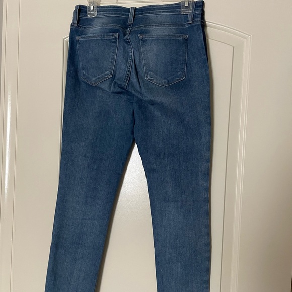 Flying monkey side striped blue ankle skinny jeans size 27 - Picture 5 of 9